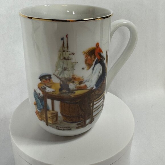 Norman Rockwell Museum Collection 4-Piece Mug Set Featuring Timeless Scenes - Picture 6 of 16